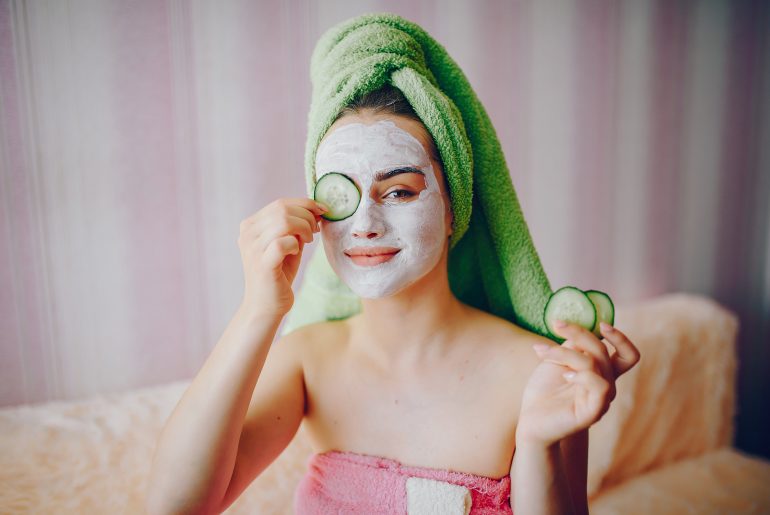 green tea face mask